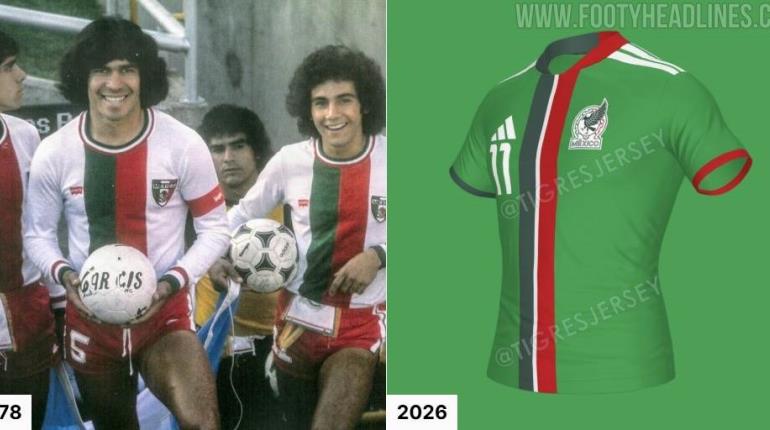 Selección Mexicana tendría jersey inspirado en el que usó en Argentina 1978