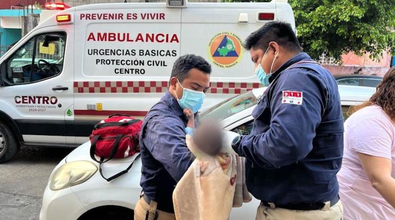 Abandonan a bebé de tres meses en Villahermosa