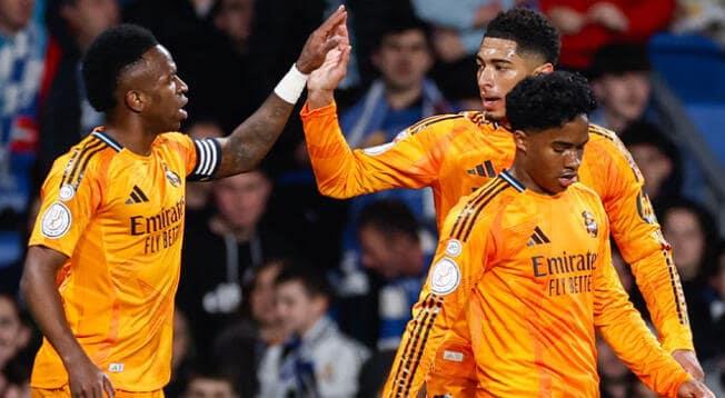 Real Madrid vence a Real Sociedad en ida de semifinales de Copa del Rey