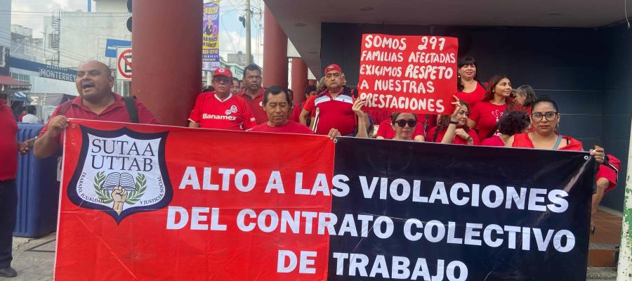 Sindicato de la UTTAB instala mesa de trabajo con autoridades ante demanda por falta de pago a prestaciones