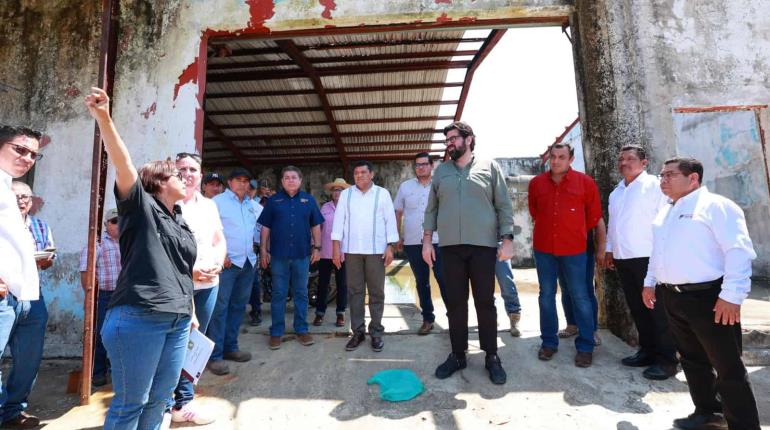 Supervisa gobernador obra de rehabilitación de piscifactoría en Teapa; inversión es de 34 mdp