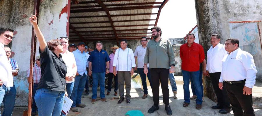 Supervisa gobernador obra de rehabilitación de piscifactoría en Teapa; inversión es de 34 mdp