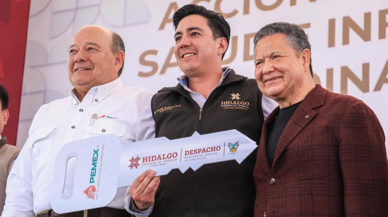 En Hidalgo, Raúl Ojeda encabeza evento de donación como coordinador de Responsabilidad Social de Pemex