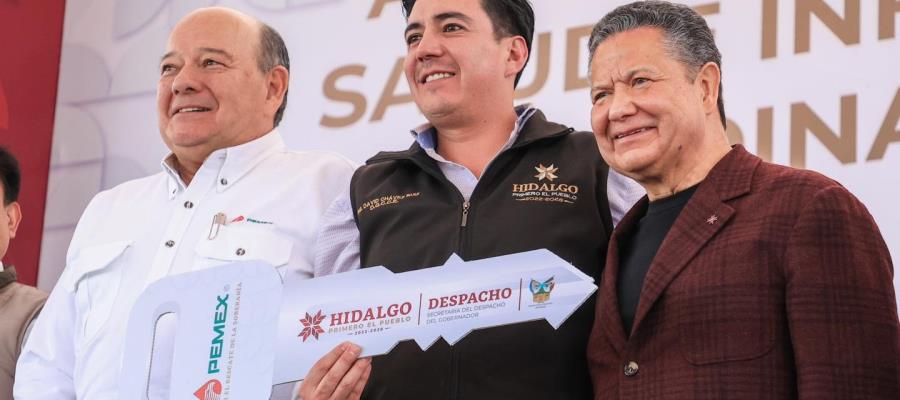 En Hidalgo, Raúl Ojeda encabeza evento de donación como coordinador de Responsabilidad Social de Pemex