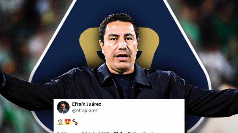 Efraín Juárez ya viaja para cerrar trato con Pumas y dirigirlos