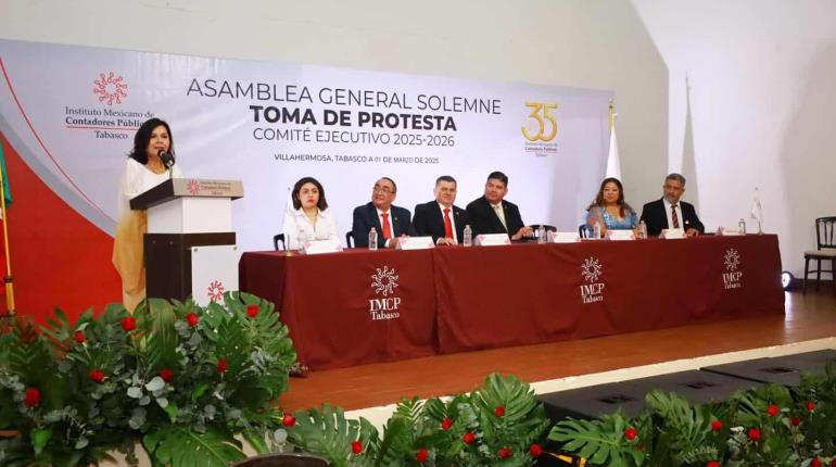 Asume María del Rosario García Anota como presidenta del Instituto de Contadores Públicos de Tabasco
