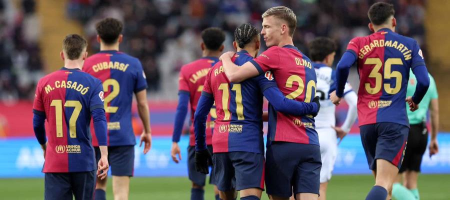 Barcelona golea a la Real Sociedad y se mantiene como líder de La Liga