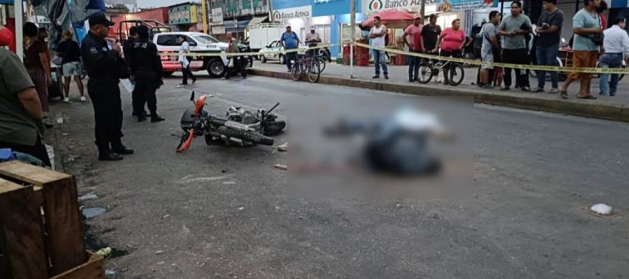 Accidentes de motocicletas en Centla y Cárdenas dejan muertos