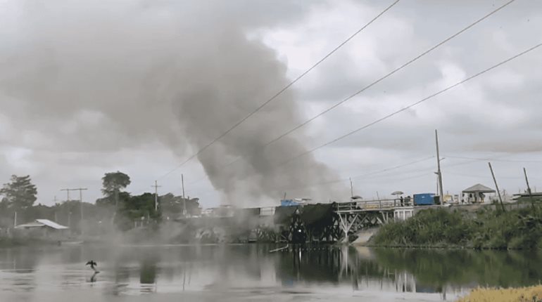 Reportan incendio en la Reserva de la Biosfera Wanha en Balancán