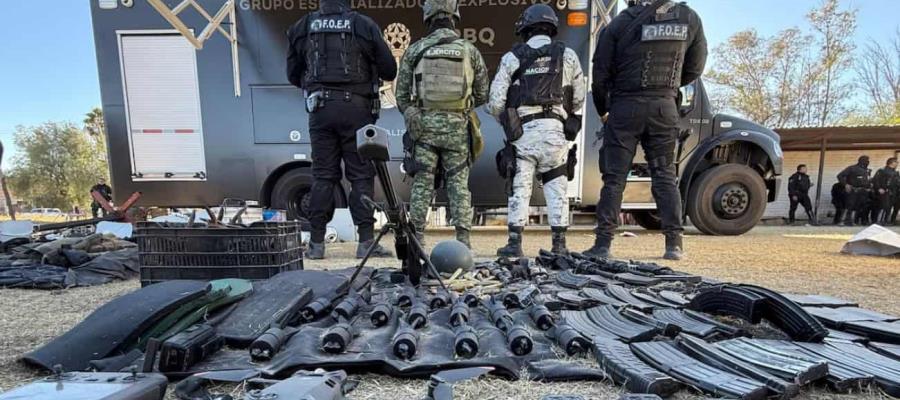 Mil 357 detenidos y mil 289 armas aseguradas en sólo 35 días del ´Operativo Frontera Norte´