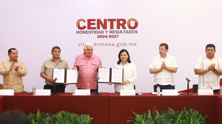 Centro firma convenio con el Gobierno de Tabasco, para la prestación del servicio de Seguridad Pública