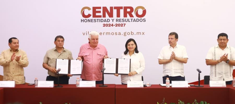 Centro firma convenio con el Gobierno de Tabasco, para la prestación del servicio de Seguridad Pública