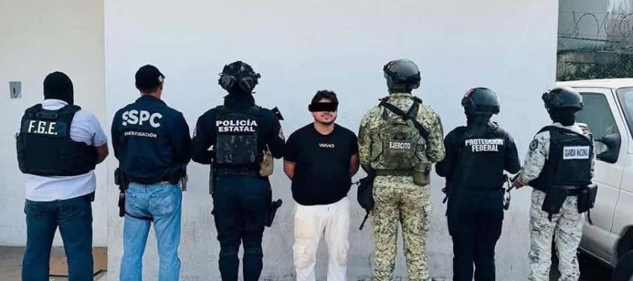 Capturan a El Pluma, presunto criminal de La Chontalpa