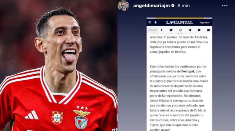 "Es pura mentira" contesta Ángel Di María tras rumores de su llegada al América
