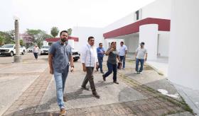 Supervisa May obras del Parque Tabasco ante inicio de Feria Tabasco 2025