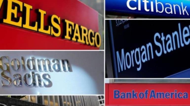 Caen acciones de bancos estadounidense por posible recesión