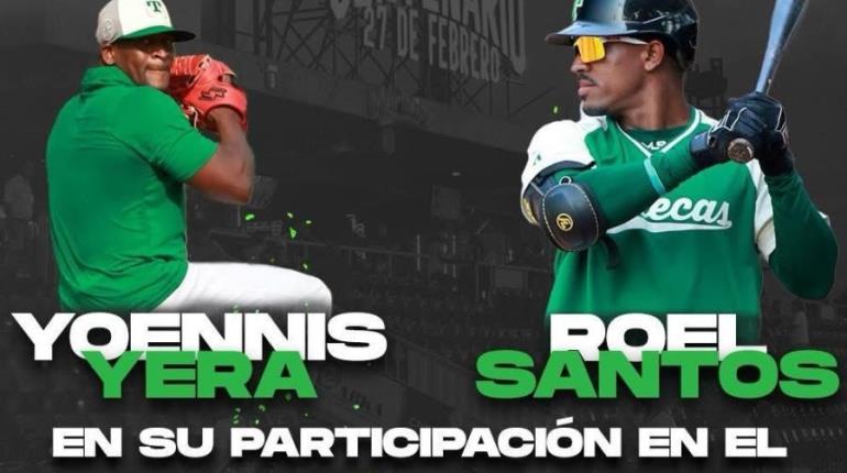 Yoennis Yera y Roel Santos jugarán la Baseball Champions League con Leñadores de las Tunas