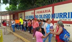 Protestan en primaria ´Luis Donaldo Colosio´ por presunto mal manejo de recursos