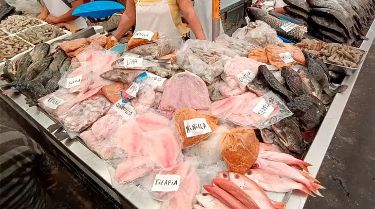 Competencia desleal en colonias reduce venta de pescados y mariscos hasta 50%: Locatarios