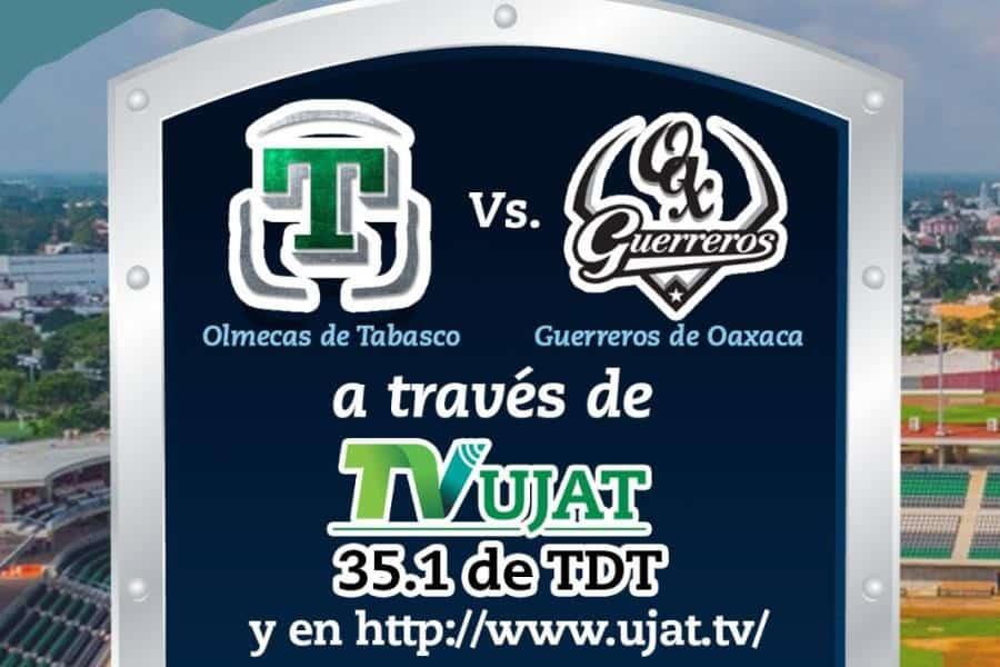TV UJAT transmitirá el primer juego de la serie de Olmecas vs Guerreros TV UJAT transmitirá el primer juego de la serie de Olmecas vs Guerreros