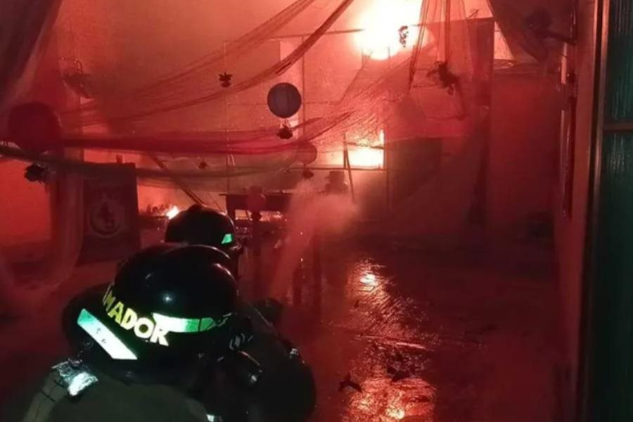 Consume incendio Centro de Rehabilitación de AA en Hidalgo