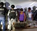 Detienen a pareja de guatemaltecos con cargamento de marihuana en Chiapas