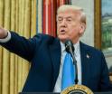 Trump termina rueda de prensa abruptamente