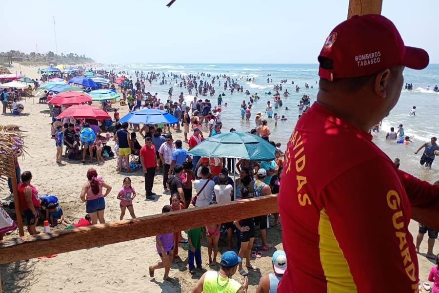 Se activa bandera roja en playas de Paraíso y Cárdenas, durante último día de Semana Santa Se activa bandera roja en playas de Paraíso y Cárdenas, durante último día de Semana Santa