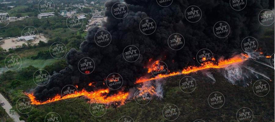 Más de un millón litros de hidrocarburos quemados y 15 hectáreas afectadas en incendio: PC