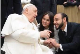 "¿Ya se pelearon?": Francisco el día en que dio un consejo a una pareja