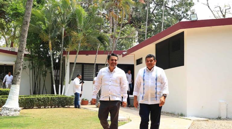 Definen gobernador y titular de Conagua proyectos para Tabasco en 2025