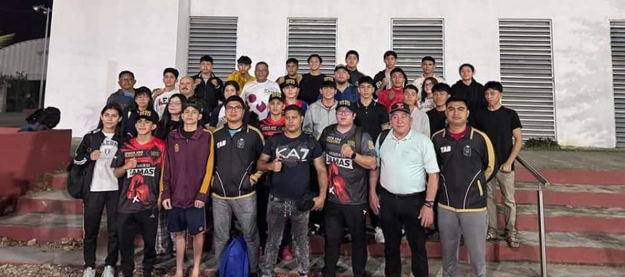 Viaja delegación tabasqueña de box y atletismo a clasificatorios para la Olimpiada Nacional 2025 Viaja delegación tabasqueña de box y atletismo a clasificatorios para la Olimpiada Nacional 2025
