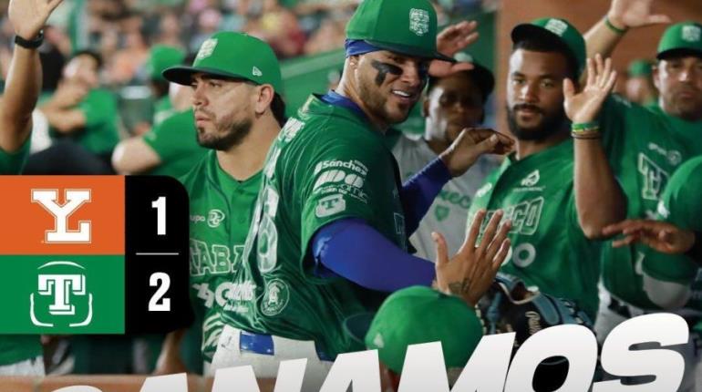 Olmecas gana 2-1 a Leones de Yucatán y empatan la serie