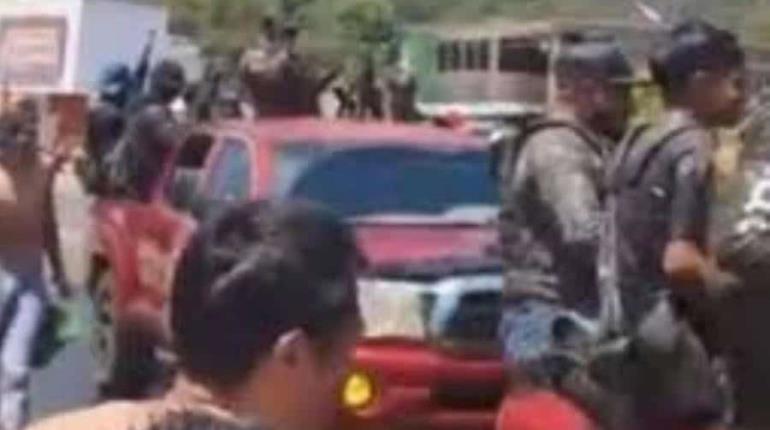 Confirma Sheinbaum investigación sobre desfile de miembros del CJNG en Michoacán