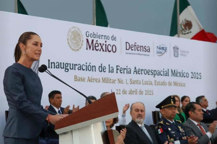Industria aeroespacial en México representa un mercado de 11 mil 200 millones dólares: Sheinbaum Industria aeroespacial en México representa un mercado de 11 mil 200 millones dólares: Sheinbaum