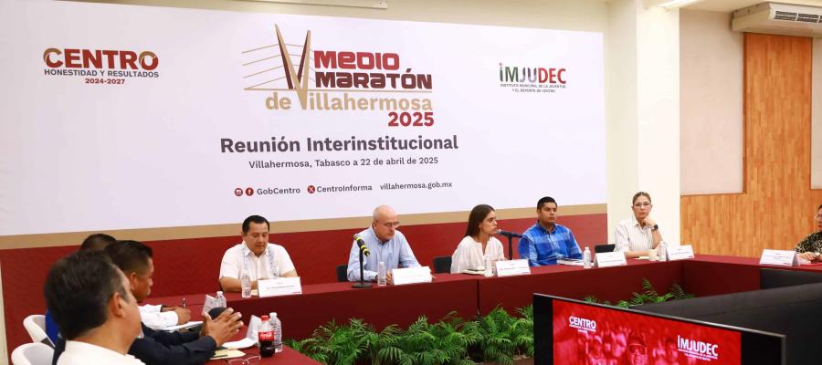 Reporta gobierno de Centro 84% de inscripciones para el Medio Maratón de Villahermosa Reporta gobierno de Centro 84% de inscripciones para el Medio Maratón de Villahermosa