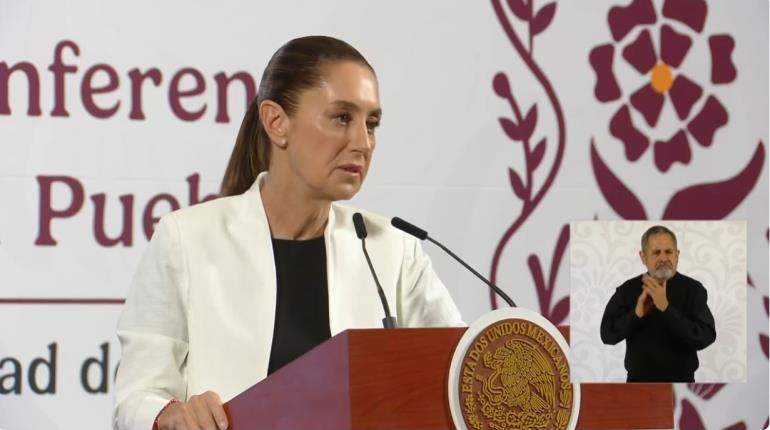 Se defiende Sheinbaum de críticas por no ir a funeral del Papa