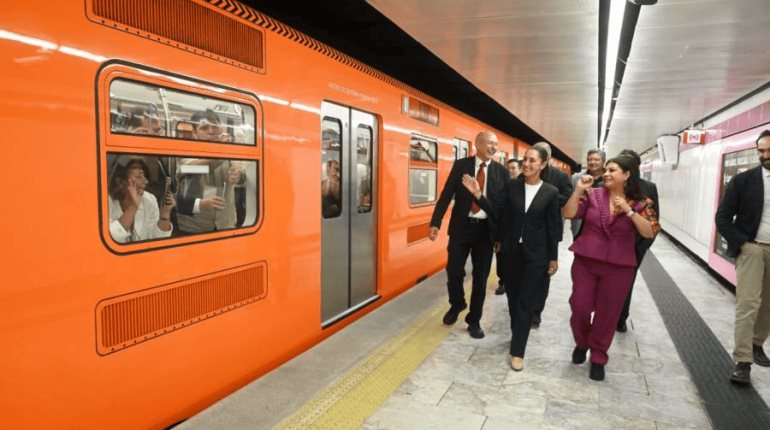 Sheinbaum y Brugada reaperturan tramo Cuauhtémoc – Chapultepec de la Línea 1 del Metro