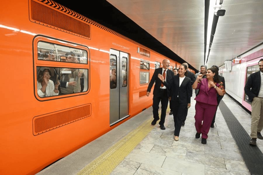 Sheinbaum y Brugada reaperturan tramo Cuauhtémoc – Chapultepec de la Línea 1 del Metro