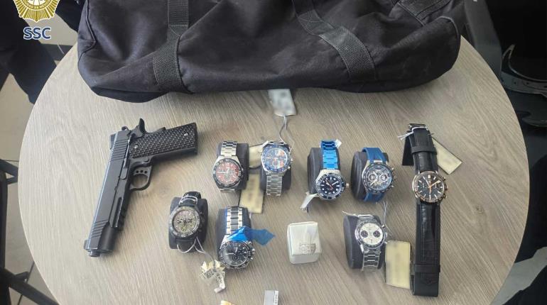 Frustran asalto a joyería en CDMX; hay 2 detenidos