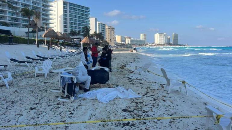 Mar arroja restos de turista desparecido en playa de Cancún