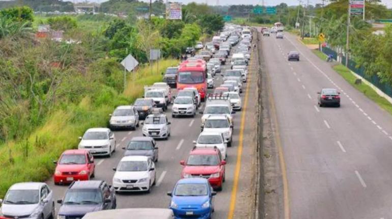 Cerrarán carril en la carretera Teapa-Villahermosa por obra este lunes 28