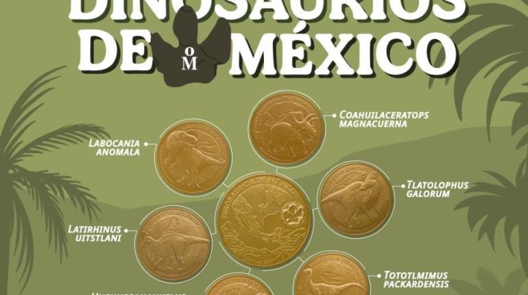 ¡Dinosaurios! La temática del 450 aniversario de la Casa de la Moneda de México