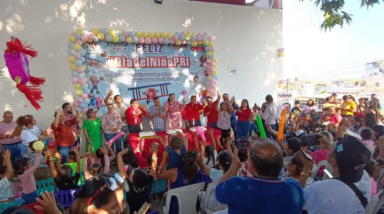 Realiza PRI Tabasco celebración del Día del Niño