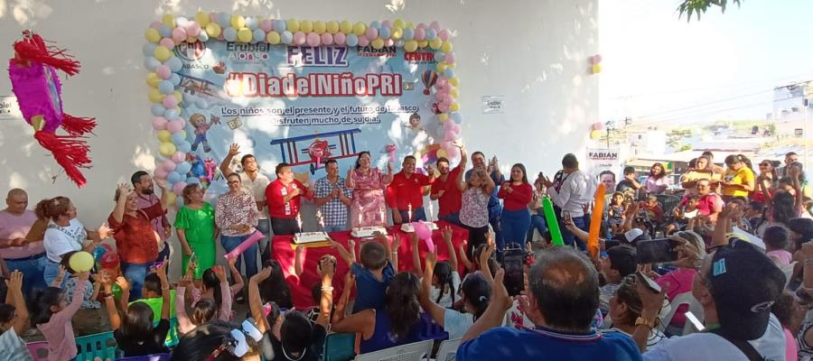 Realiza PRI Tabasco celebración del Día del Niño Realiza PRI Tabasco celebración del Día del Niño