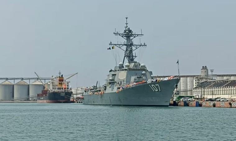 Buque de EE. UU. atraca en puerto de Veracruz con autorización de México Buque de EE. UU. atraca en puerto de Veracruz con autorización de México