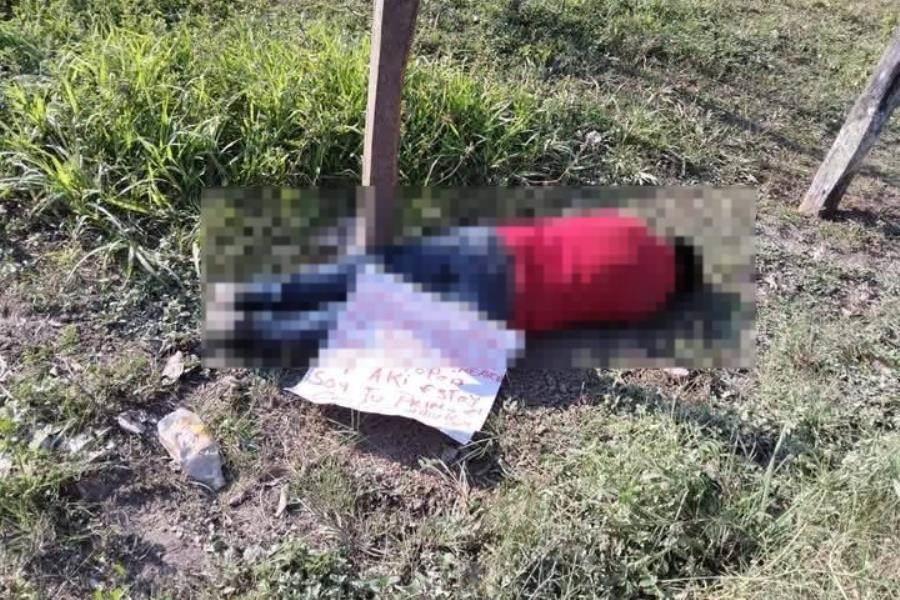 Ejecutan a 2 hombres en Comalcalco y dejan mensaje amenazante Ejecutan a 2 hombres en Comalcalco y dejan mensaje amenazante
