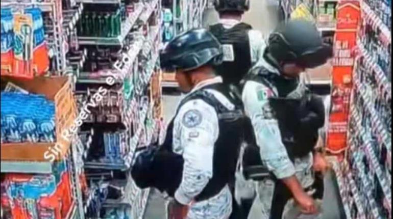 Desmiente 30 Zona Militar presunto robo de elementos de la GN en supermercado de Nacajuca