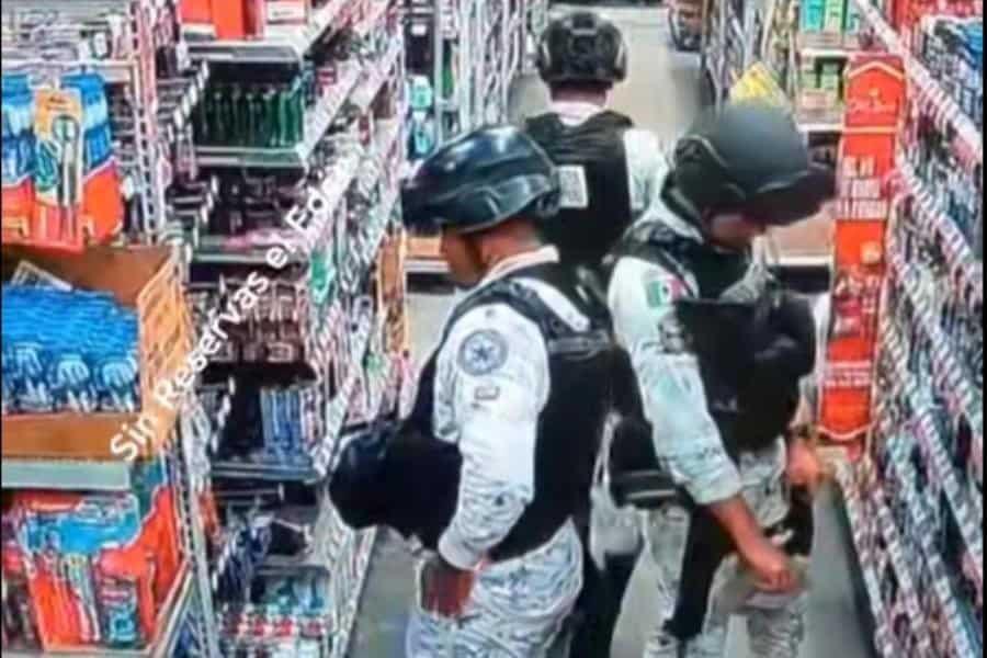 Desmiente 30 Zona Militar presunto robo de elementos de la GN en supermercado de Nacajuca Desmiente 30 Zona Militar presunto robo de elementos de la GN en supermercado de Nacajuca
