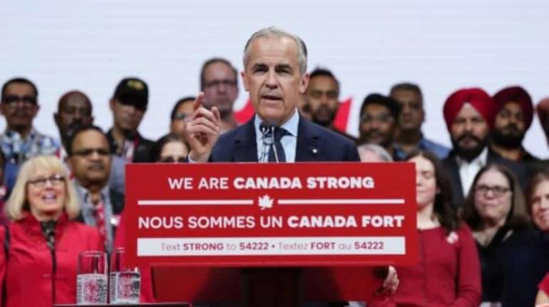 Felicita Sheinbaum a Mark Carney por su triunfo en elecciones de Canadá